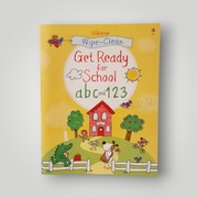 Wipe-clean Get Ready for School abc and 123 Usborne Books