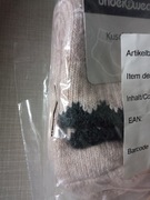 Mięciutkie beżowe ciepłe skarpetki grube z wełną z alpaki 35-38 