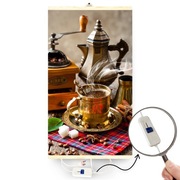 Grzejnik na podczerwień TRIO Kawa z regulatorem mocy na 2 tryby