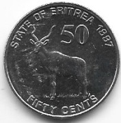 Erytrea 50 cent 1997