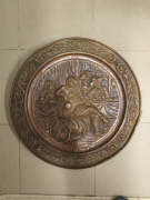 Talerz miedziany ozdobny