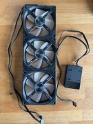 Wentylatory Lian Li UNI FAN AL120 3 sztuki + dedykowany kontroler UNI HUB