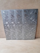 Naklejki metaliczne ażurowe Boże Narodzenie zestaw