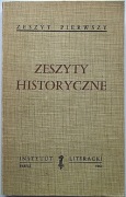 Zeszyty historyczne Kultura 51-54,71-74,75-78 komplety w obwolutach