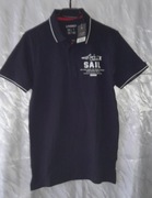 Polo męskie granatowe- S