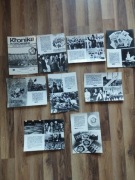 Kronika krakowska, 9 stron na papierze fotograficznym festiwal młodzieży 