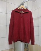 sweter XL męski MCS Marlboro Classics kolor bordowy ciemna czerwień burgund