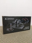 Amonax do treningu fitness kółko mata skakanka poręcze do pompek