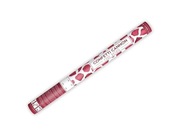 KONFETTI TUBA STRZELAJĄCA PŁATKI RÓŻ CZERWONE 80 CM