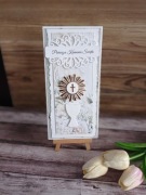 Kartka 3d pierwsza komunia Święta 