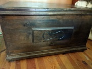 Skrzynia, kufer, komoda, grube lite drewno, 322 L