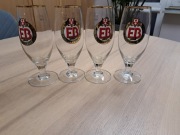 Szklanki kultowego polskiego piwa EB - 4 szt 0,3 L