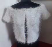 Krótkie bolerko ręcznie robione