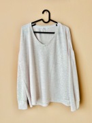 Sweter TEX S 36 M 38 L 40 wiskoza szary 