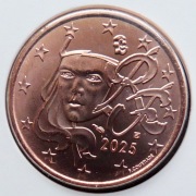 FRANCJA 2025 5 CENTÓW UNC !!!!!!!!!!