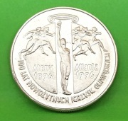 2 zł 1995 r. 100 Lat Now. Igrzysk Olimp. ATLANTA