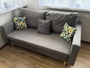 SOFA z Funkcją Spania ETNA Rozkładana KANAPA DWUOSOBOWA do Salonu Szara