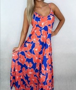 Luźna sukienka na ramiączkach Minouu, rozm. uniwersalny 