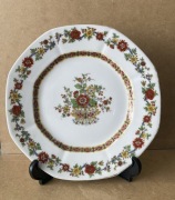 talerz 1 szt 21,9cm. LIMOGES france W GUERIN paris  kwiaty 1891 - 1932 