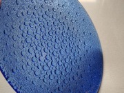 Talerz asteroid meteor Ząbkowice Drost kobalt niebieski