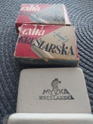 GUMKA kreślarska myszka lata 60 prl