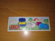 Pieski Instrukcja obsługi ulotka karteczka od kinder niespodzianki