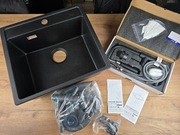 Zlewozmywak jednokomorowy 50x46cm + bateria + akcesoria NOWE