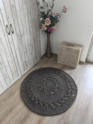 Komplet dwa dywaniki na szydełku boho 