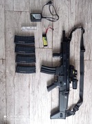scar asg karabinek szturmowy eotech + powiększalnik 