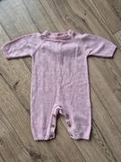 Mothercare rampers pajacyk różowy ażurowy sweterek 62 