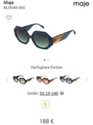 Ekskluzywne okulary przeciwsłoneczne Maje Paris MJ5046