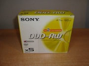 Płyty DVD-RW SONY 4.7GB 120 min 5x 5 sztuk