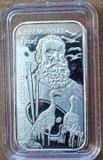 Sztabka srebrna 999 Józef Chełmoński 1/2 Au
