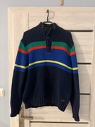 Vintage Polo by Ralph Lauren Cable Knit Sweater 1/4 Sweter L