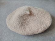 CZAPKA DAMSKA BERET DAMSKI BEŻOWY