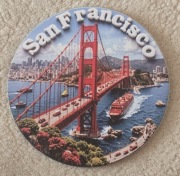 Magnes na lodówkę akrylowy San Francisco USA Stany Zjednoczone Ameryki.(44)