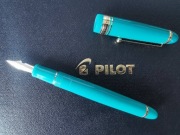 Pióro wieczne Pilot Custom 743 ze stalówką FA (flex) 14K Verdigris Green