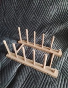 Ikea NYPLOCKAD Uchwyt na talerze, buk