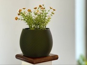 doniczka na kwiaty wazon spiralny