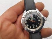 Rosyjski zegarek Komandirski dowódcy czołgu .Mechaniczny 17 kamieni 