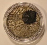 WĘGIEL KAMIENNY - SKARBY ZIEMI POLSKIEJ 2008 - NUMIZMAT + 2 CERT. + ETUI