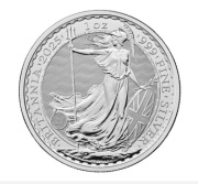 Britannia 2025 - moneta w kapslu ochronnym - 1 uncja - Srebro