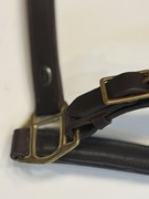 Kantar skórzany Horka, brązowy cob