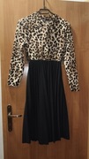 Sukienka damska w panterkę rozm.36+Gratis!!