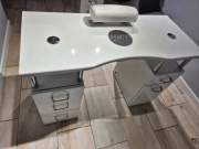 Stół kosmetyczny Afinia Basic 130 pochłaniacz podpórka lampka