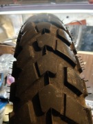 Koło z oponą enduro XS 400 110/80 18 tył