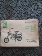 Instrukcja obsługi Romet Pony! Karta gwarancyjna serwisowa. POLMOZBYT