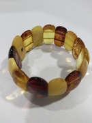 Bransoletka z bursztynem 