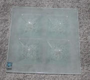 Contento talerz na przekąski szkło matowe