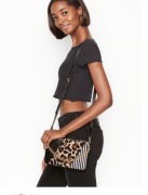 Victoria's Secret listonoszka torebka do reki wzór zwierzęcy USA